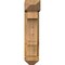 Ekena Millwork Balboa Arts and Crafts Rough Sawn Bracket w/ Offset Brace, Western Red Cedar, 6"W x 14"D x 26"H BKT0604X14X26BOA03RWR - alternate 3